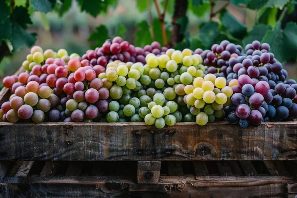 Les variétés de raisins