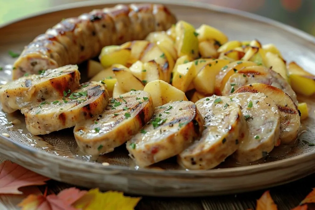 Recette de boudin blanc aux pommes : un mélange parfait de douceur et de tradition