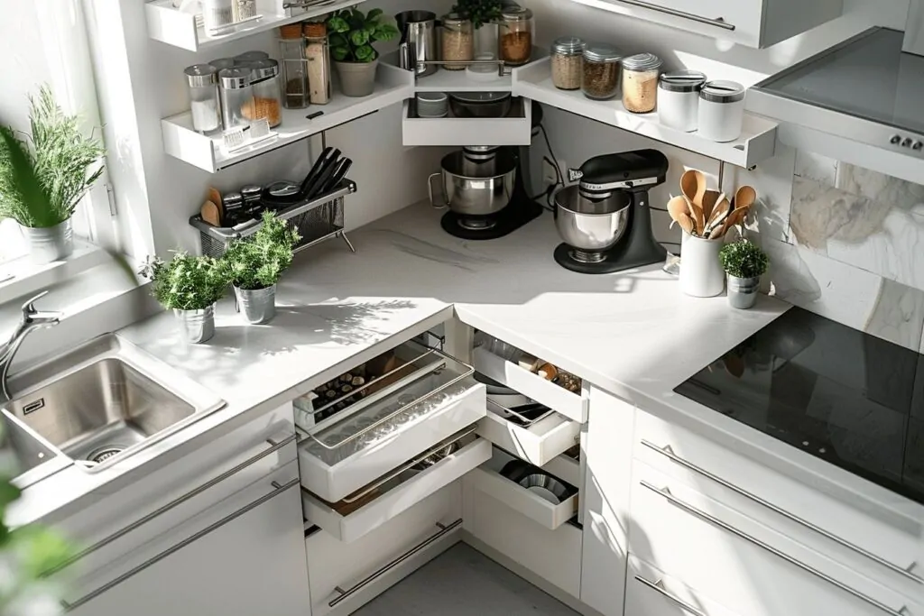 Meuble angle cuisine : comment optimiser ce coin perdu ?