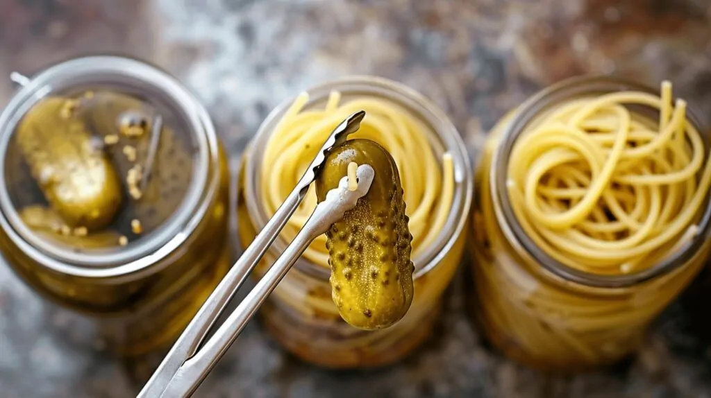 Pince à spaghetti : l&rsquo;astuce secrète pour les cornichons