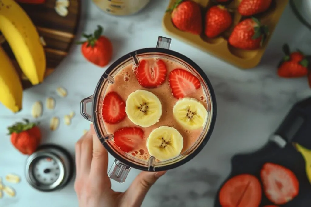 Smoothie banane fraise : la recette parfaite en 5 minutes