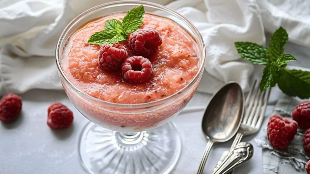 Soupe de champagne à la framboise : la recette qui épate